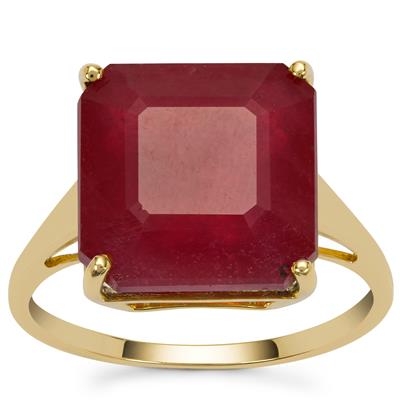 Malagasy Ruby Ring in 9K Gold 12.65cts