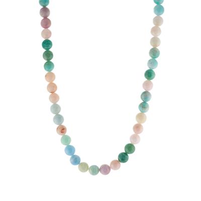 Multi-Colour Beryl Necklace With Multi Gemstones in Sterling Silver 292cts