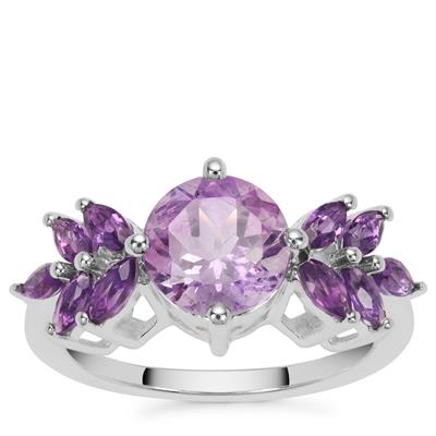 Moroccan Amethyst Ring with African Amethyst in Sterling Silver 2.65cts