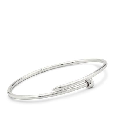 Elegance 'Nailed It' Bangle in Sterling Silver