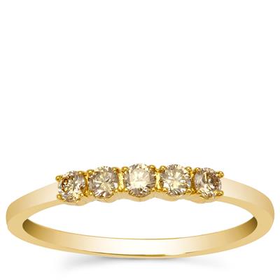 VSI Blush Diamond Ring in 9K Gold 0.26ct