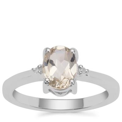 Serenite Ring with Diamond in Sterling Silver 1.20cts