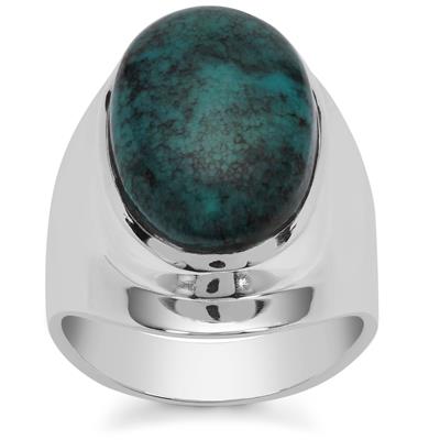 Lhasa Turquoise Ring in Sterling Silver 8cts