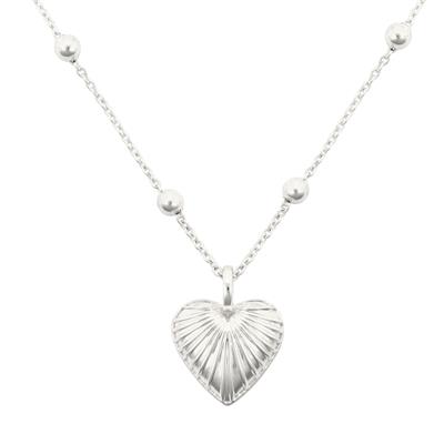 Angelic Heart Necklace in Sterling Silver