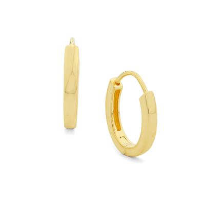 Molte Mini Horseshoe Hoops Earrings in Gold Plated Sterling Silver 