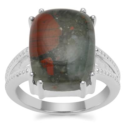 Cherry Orchard Agate Ring in Sterling Silver 9.95cts