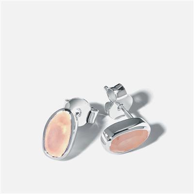 Amara 1.50ct Rose Quartz Earrings