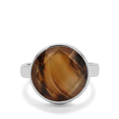 Montana Agate Ring in Sterling Silver 8.12cts