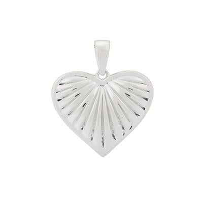 Sterling Silver Heart Pendant 