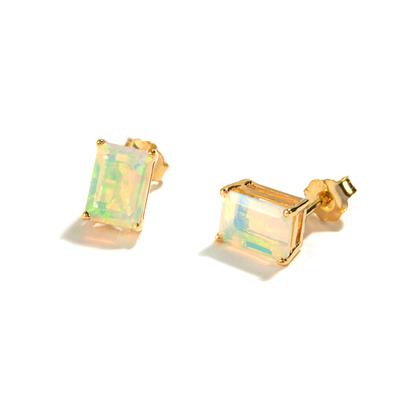 Opal 9K Gold Earrings