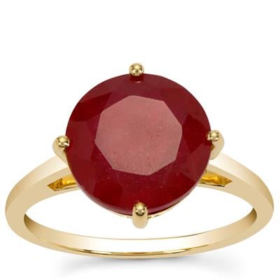 Bemainty Ruby Ring in 9K Gold 7.25cts