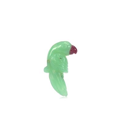 Chrysoprase Parrot 6.45ct (N)