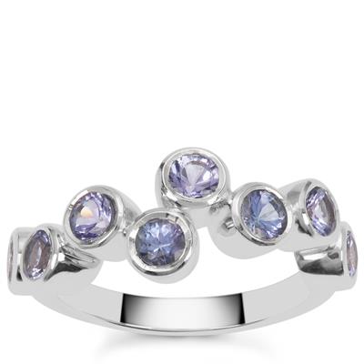Tanzanite Ring in Sterling Silver 1.40cts