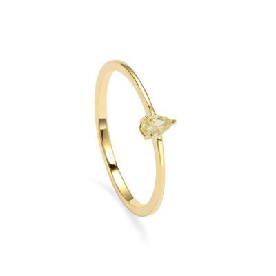 Gemporia Solitaire Gemporia Gold Diamond Rings Yellow Diamond Ring