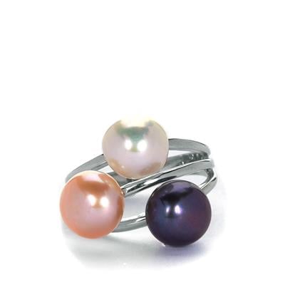 Kaori Freshwater Cultured Pearl Ring in Sterling Silver (9mm)