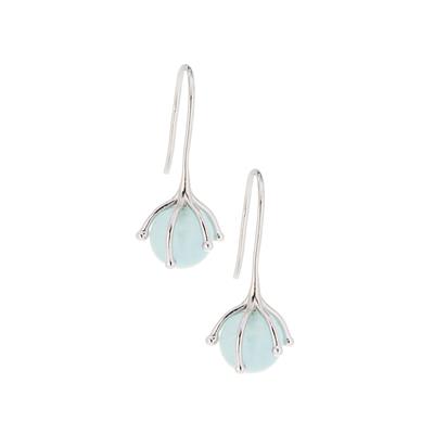 Aquamarine Earrings in Sterling Silver 7.85cts