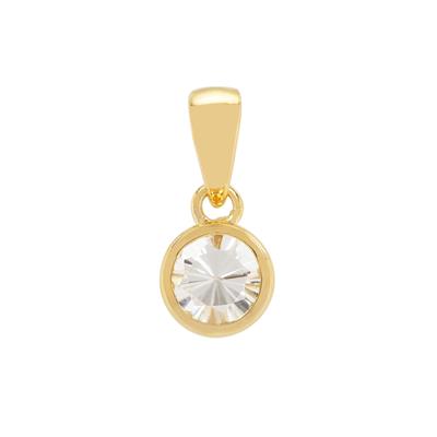 Ratanakiri Zircon Pendant in 9K Gold 1.10cts
