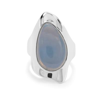 Bengal Blue Opal Ring in Sterling Silver 8cts