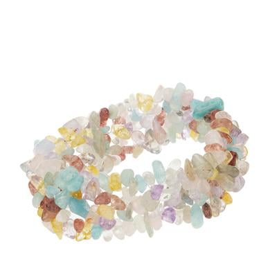 'Rainbow Cuff' Multi-Gemstone Bracelet ATGW 232cts