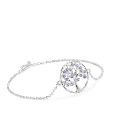 Tanzanite Bracelet in Sterling Silver 0.27ct