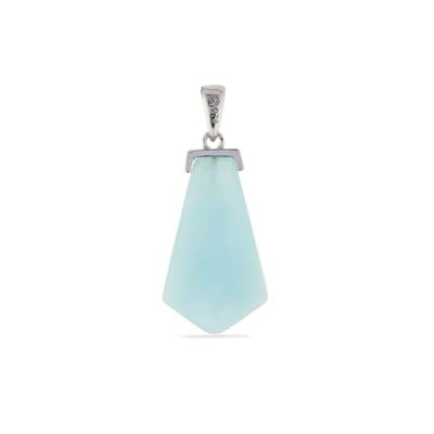 Aquamarine Pendant in Sterling Silver 10.55cts 