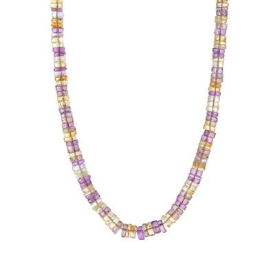 'Colours of Ametrine' Sterling Silver Necklace ATGW 142.60cts 