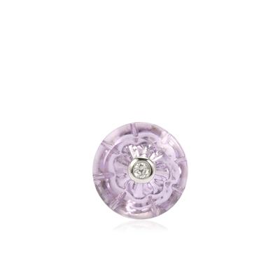 Lehrer Eye Of Consciousness Ametista Amethyst With Diamond 1.39cts