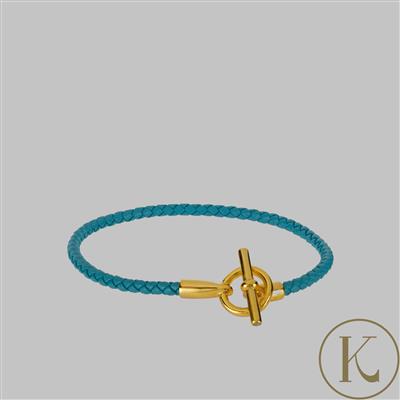 Kimbie 'Votum' March Birthstone Gold Plated Sterling Silver 7.5