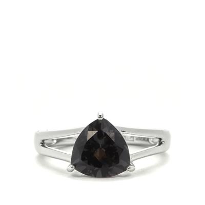 Marambaia Black Topaz Ring  in Sterling Silver 3.15cts