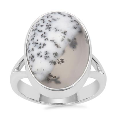 Dendrite Ring in Sterling Silver 9.65cts