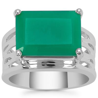 Chrysoprase Ring in Sterling Silver 7.30cts