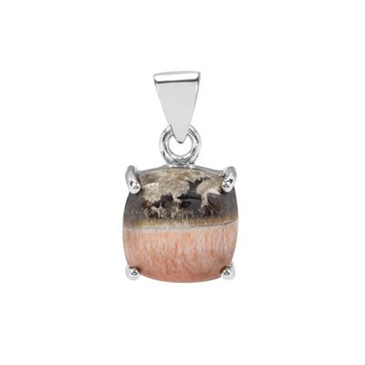 British Barite Pendant in Sterling Silver 12.50cts