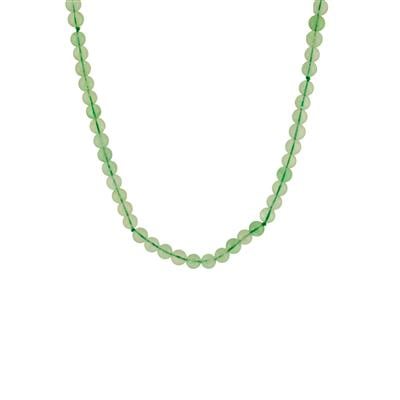 Green Fluorite Necklace  408.20cts