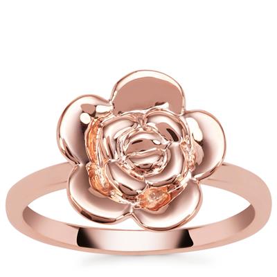 Ring in Rose Gold Plated Sterling Silver