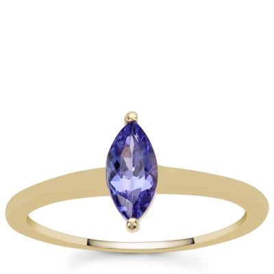 Tanzanite Ring in 9K Gold 0.60cts