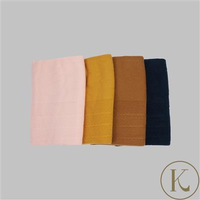 Kimbie Mongolian Cashmere Cable Knit Wrap - Available in Pink, Navy, Tan or Mustard