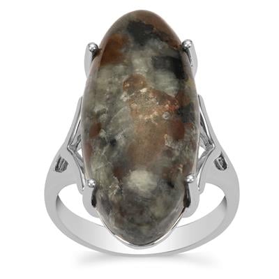 Yooperlite Ring in Sterling Silver 18.75cts