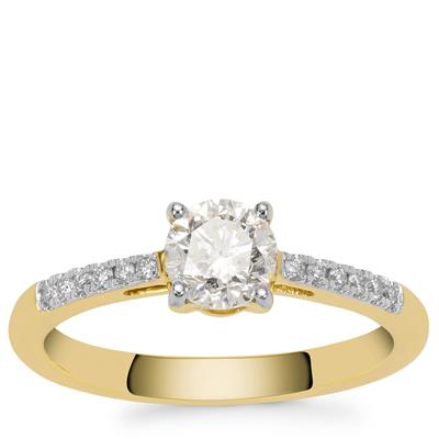 Diamond Ring in 18K Gold 0.79ct