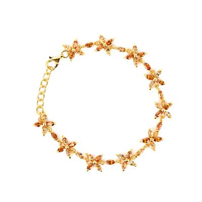 The Colours Of Kaduna Gold Tone Sterling Silver Bracelet ATGW 10.74cts