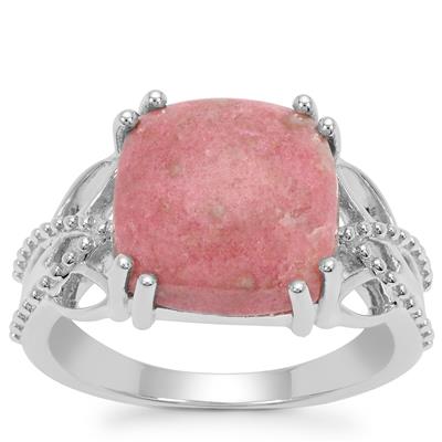 Norwegian Thulite Ring in Sterling Silver 5.71cts