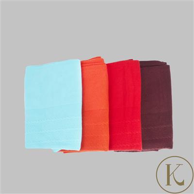 Kimbie Mongolian Cashmere Cable Knit Wrap - Available in Red, Orange Plum or Blue