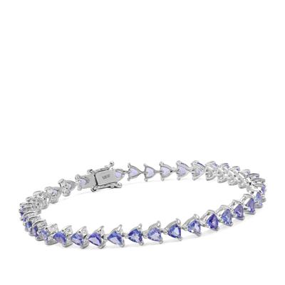 A Tanzanite Bracelet in Sterling Silver 7.50cts
