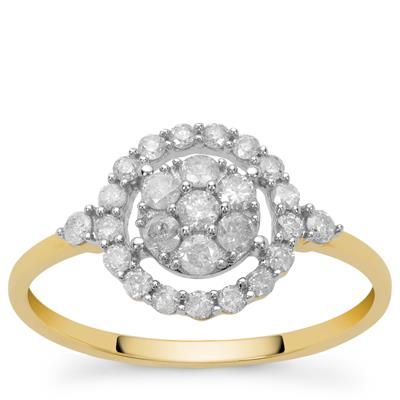 GH Diamonds Ring in 9K Gold 0.51ct