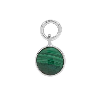 Molte Malachite Charm in Sterling Silver 2.65cts