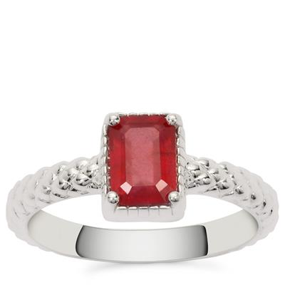 Red hot sale gem ring