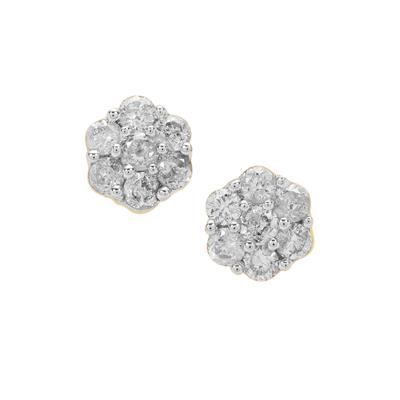 Canadian Diamonds Earrings in 9K Gold 0.21cts