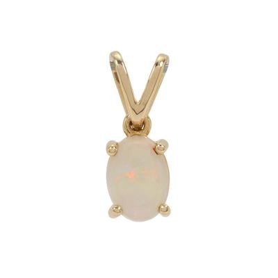 Coober Pedy Opal Pendant in 9K Gold 0.45ct