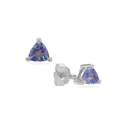 Tanzanite Earrings in Sterling Silver 0.40ct