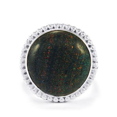 Andamooka Opal Ring in Sterling Silver 7.50cts