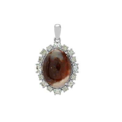 Aquaprase™ Pendant with Aquaiba™ Beryl in Sterling Silver 14.20cts